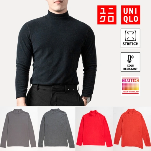 Image of Kaos mockneck Uniqlo