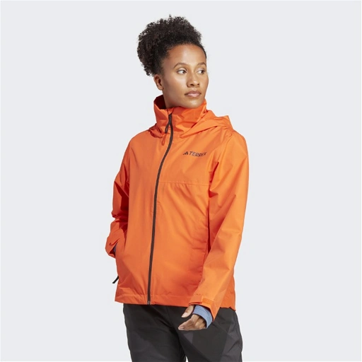 Image of Jaket musim dingin wanita Adidas multi orange
