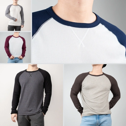 Image of Kaos lengan panjang Oldnavy waffle
