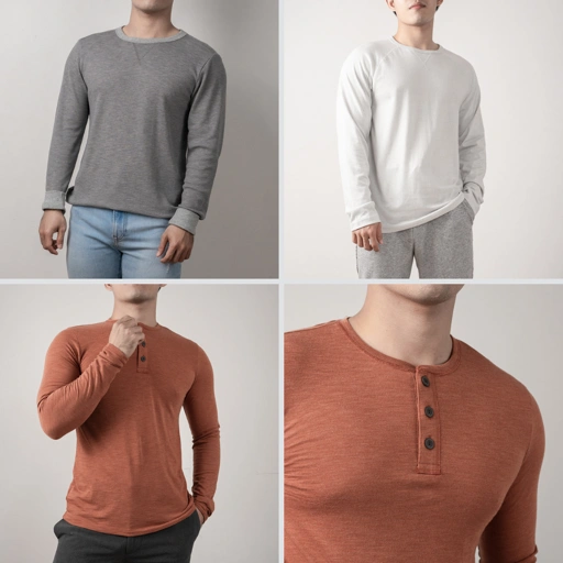 Image of Kaos lengan panjang Oldnavy waffle var 2