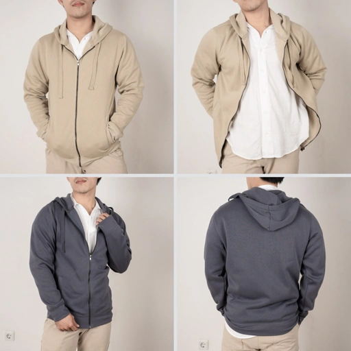 Image of Hoodie fullzipper Anko