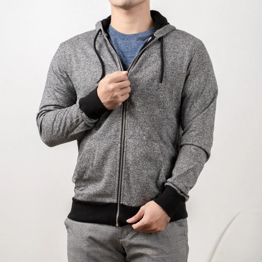 Image of Hoodie fullzipper HM gray mist