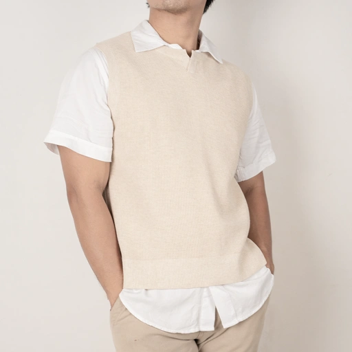 Image of Rompi rajut project M cream