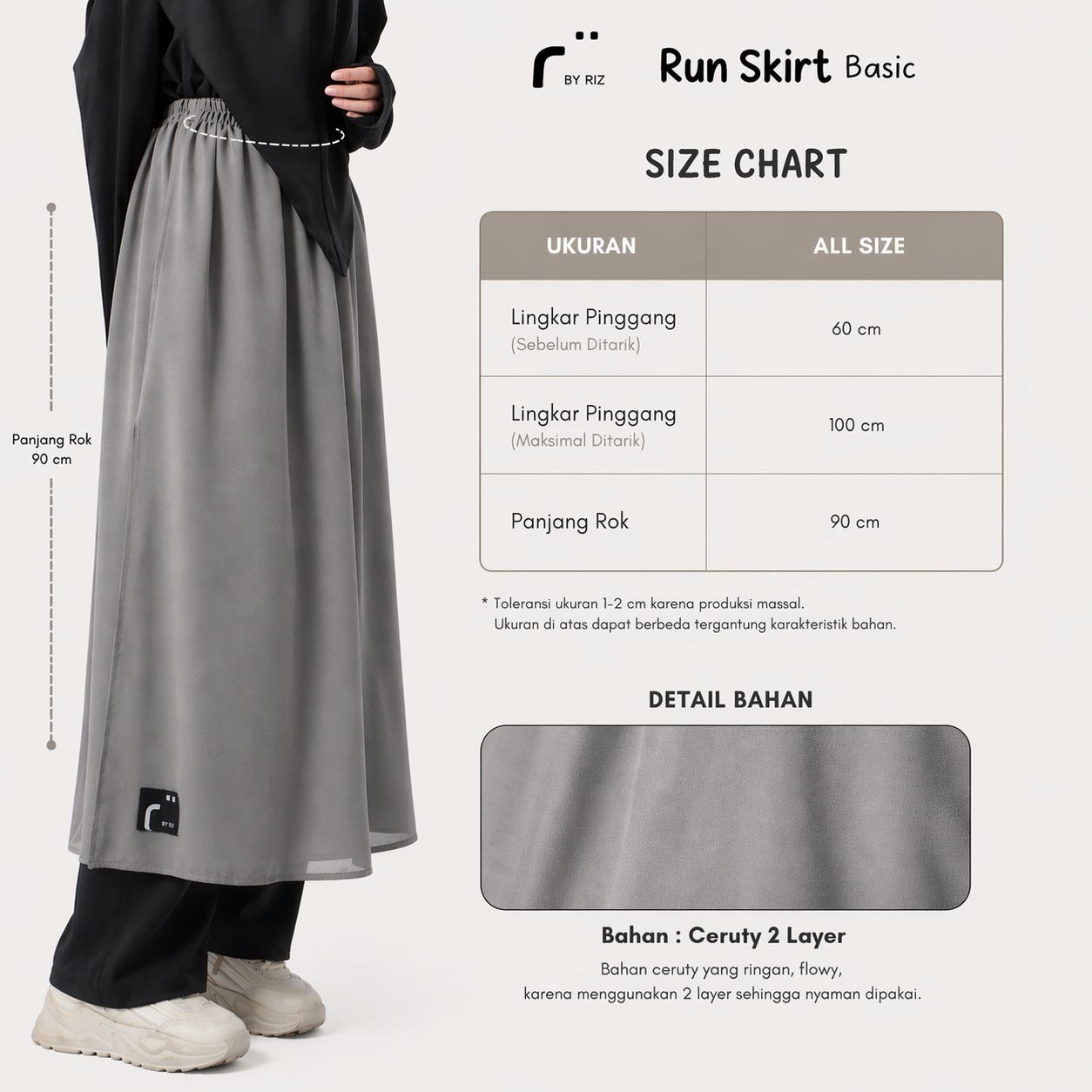 TA by TRZ - Run Skirt Basic