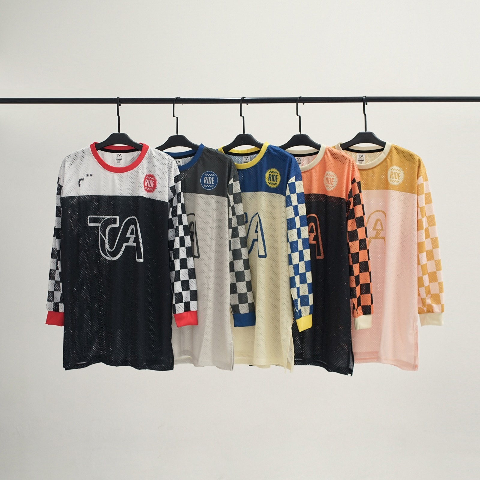TA BY TRZ - Checker Mesh Tee Men