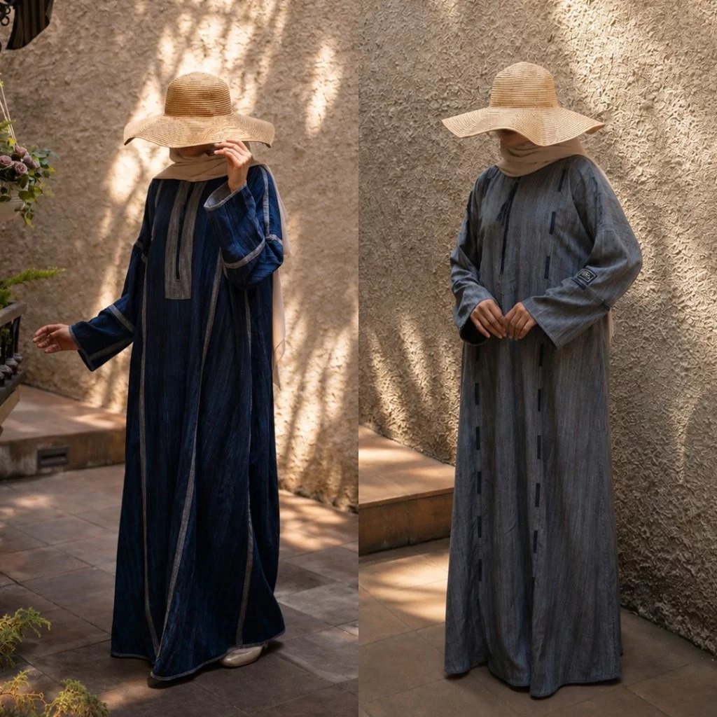 TRZ - Abaya Eclat Two Tone