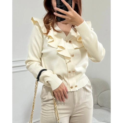 Image of PAYUBGT Atasan Cardigan Rajut  Knit Outer Atasan Wanita Lengan Panjang Xena Cardy