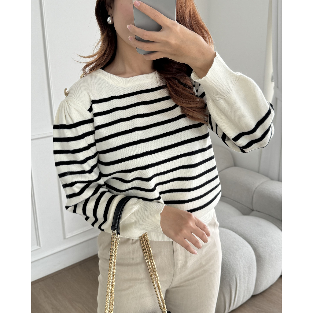 PAYUBGT - Sweater Rajut  Aera Knited Outer Sweater Rajut Atasan Wanita