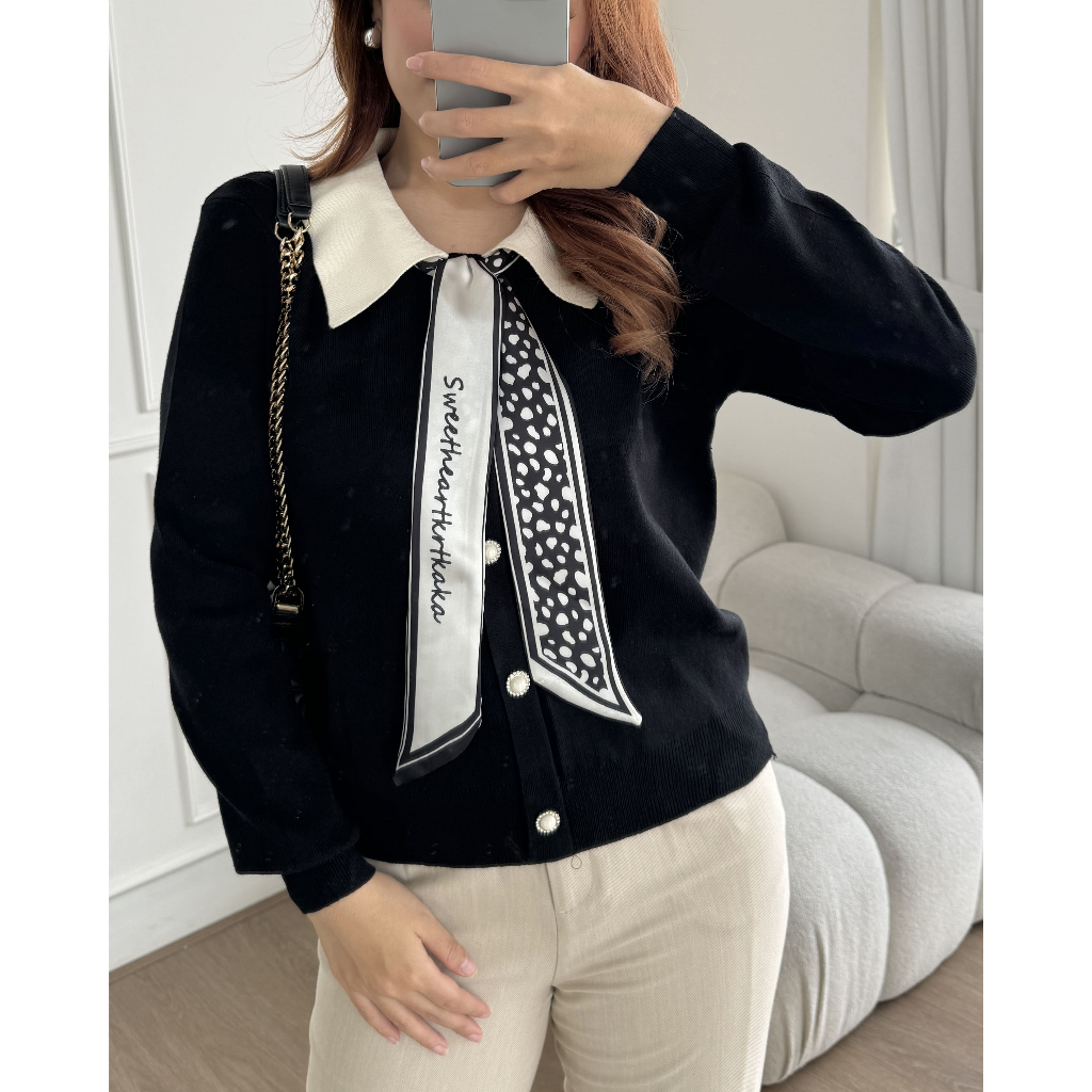 PAYUBGT - Sweater Rajut  Youngni Knited Outer Sweater Rajut Atasan Wanita