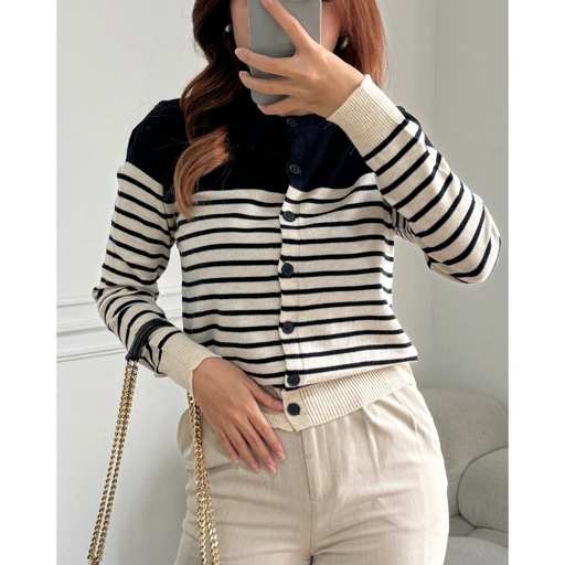 Image of PAYUBGT Atasan Cardigan Rajut  Knit Outer Atasan Wanita Lengan Panjang Bella Cardy