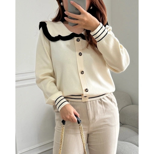Image of PAYUBGT - Sweater Rajut  Ara Knited Outer Sweater Rajut Atasan Wanita