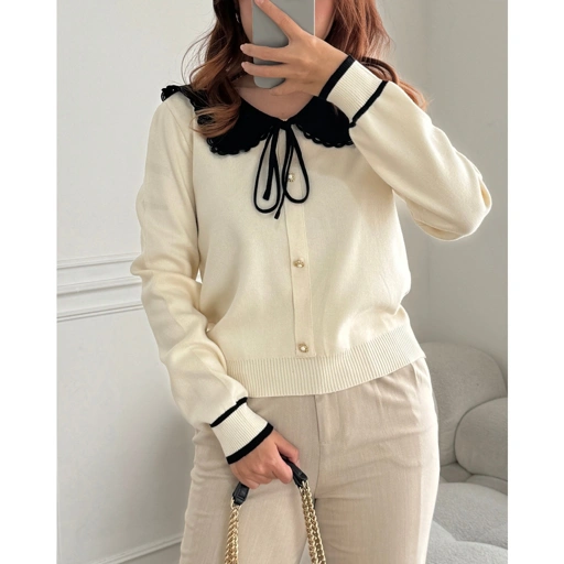 Image of PAYUBGT - Sweater Rajut  Bion Knited Outer Sweater Rajut Atasan Wanita