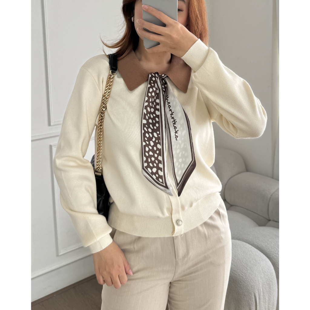 PAYUBGT - Sweater Rajut  Youngni Knited Outer Sweater Rajut Atasan Wanita