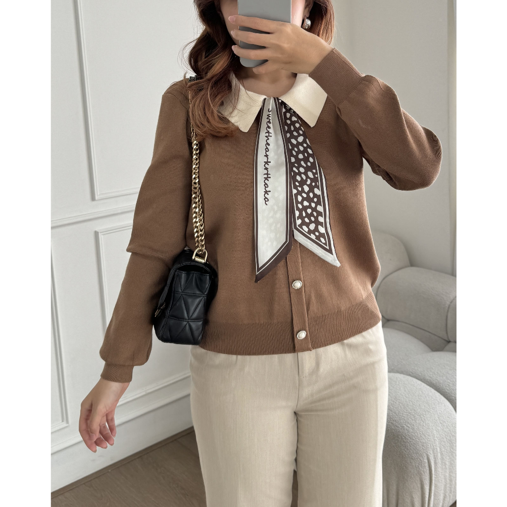 PAYUBGT - Sweater Rajut  Youngni Knited Outer Sweater Rajut Atasan Wanita
