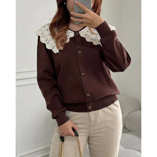 Image of PAYUBGT - Sweater Rajut  Aeri Knited Outer Sweater Rajut Atasan Wanita