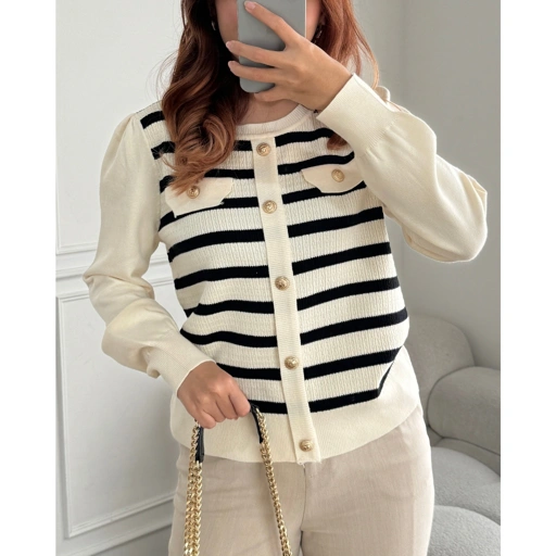 Image of PAYUBGT - Sweater Rajut  Bae Knited Outer Sweater Rajut Atasan Wanita