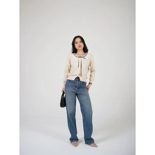 Image of PAYUBGT - Cardigan Rajut Jenna - Knitwear Cardigan - Cardigan Wanita