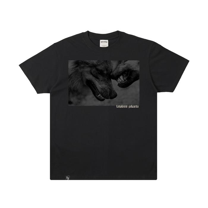 Lawless Jakarta - Wolves Fight Tshirt - Black