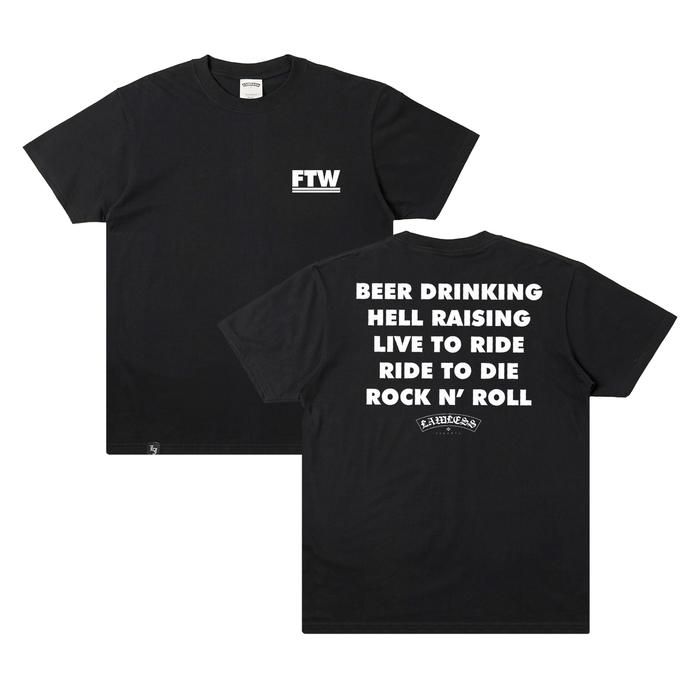 Lawless Jakarta Garage - Attitude Tshirt - Black