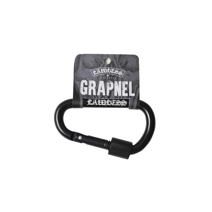 LAWLESS - GRAPNEL CARABINER - BLACK