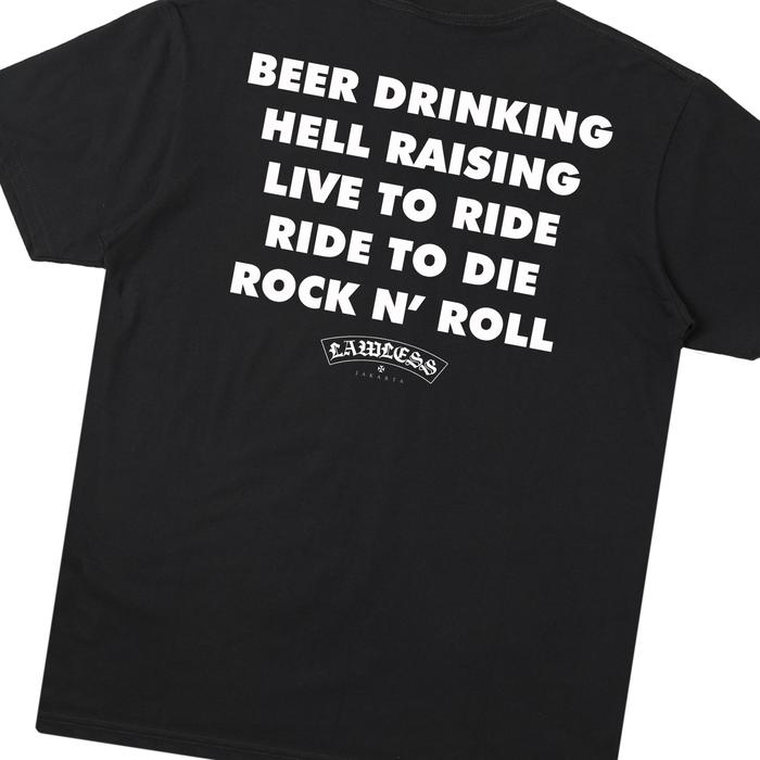 Lawless Jakarta Garage - Attitude Tshirt - Black