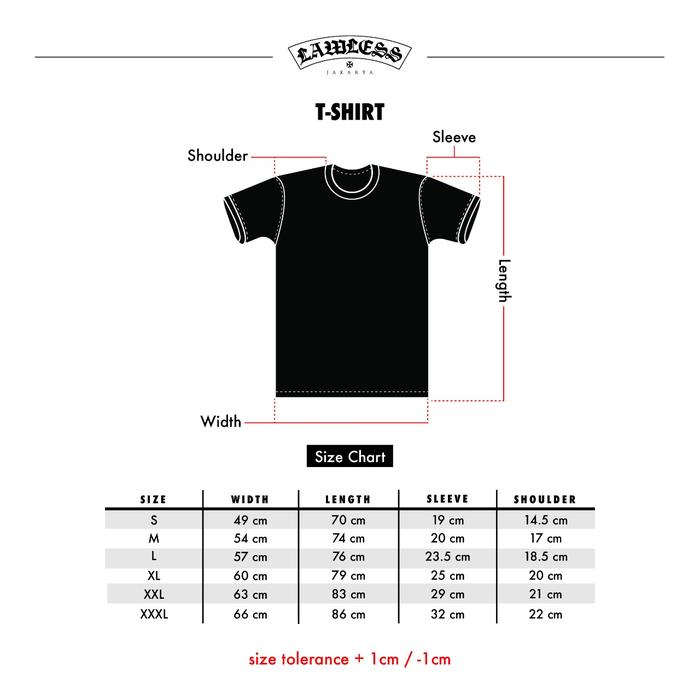 Lawless Jakarta - Repository Tshirt - Black