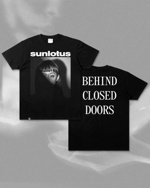 Image of LAWLESS JAKARTA RECORDS - SUNLOTUS - BEHIND CLOSED DOORS BUNDLING - T-SHIRT + CD