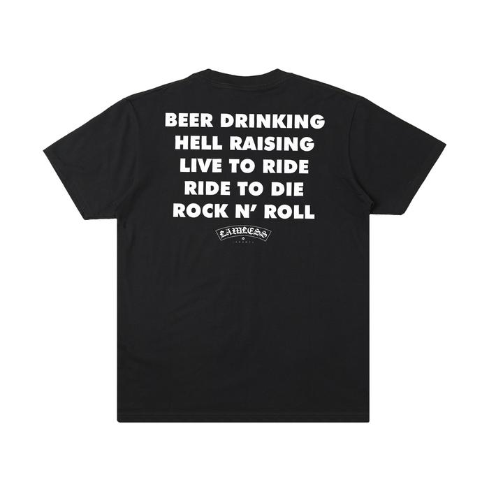 Lawless Jakarta Garage - Attitude Tshirt - Black