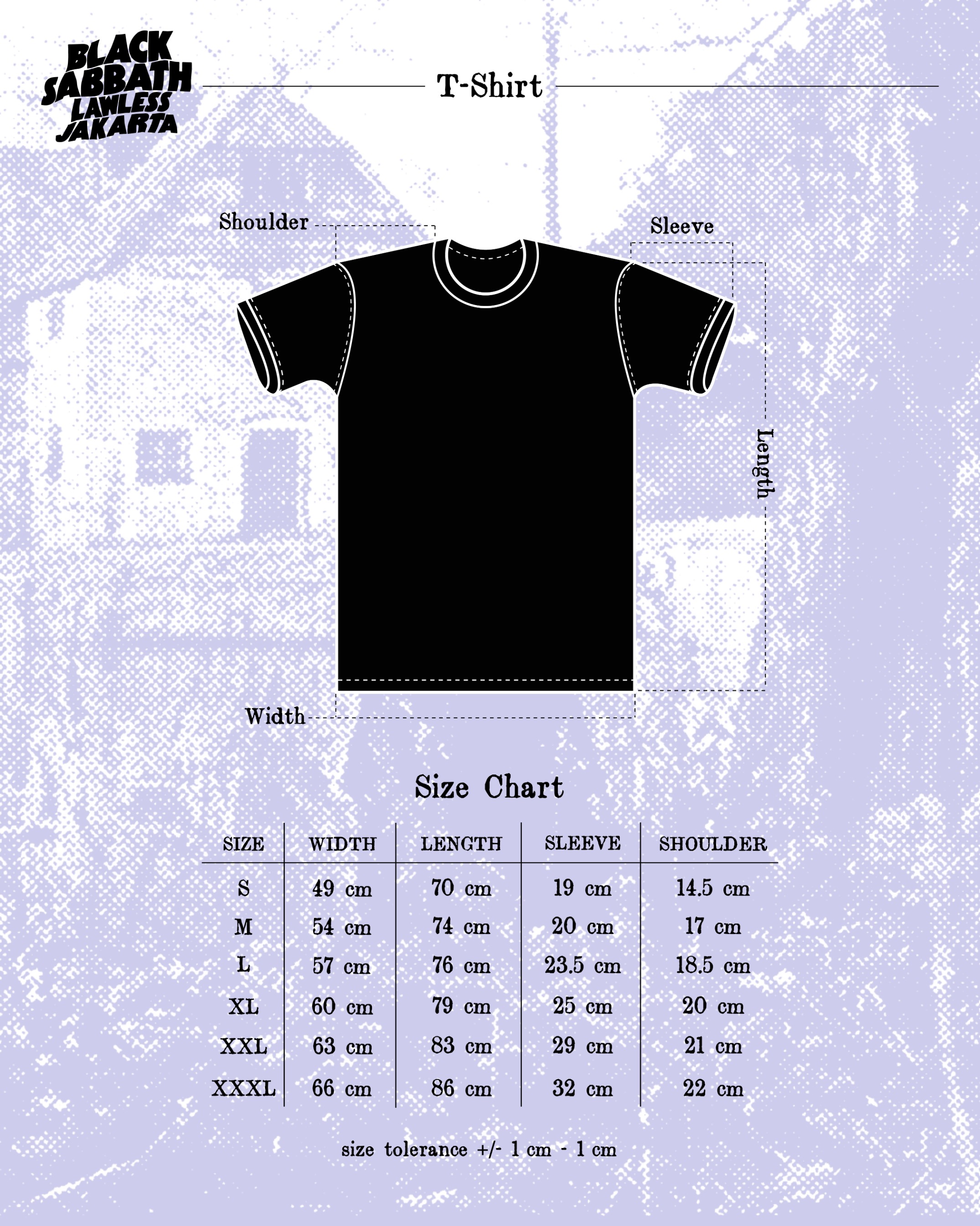 Black Sabbath x Lawless Jakarta - First Album Cover - T-shirt