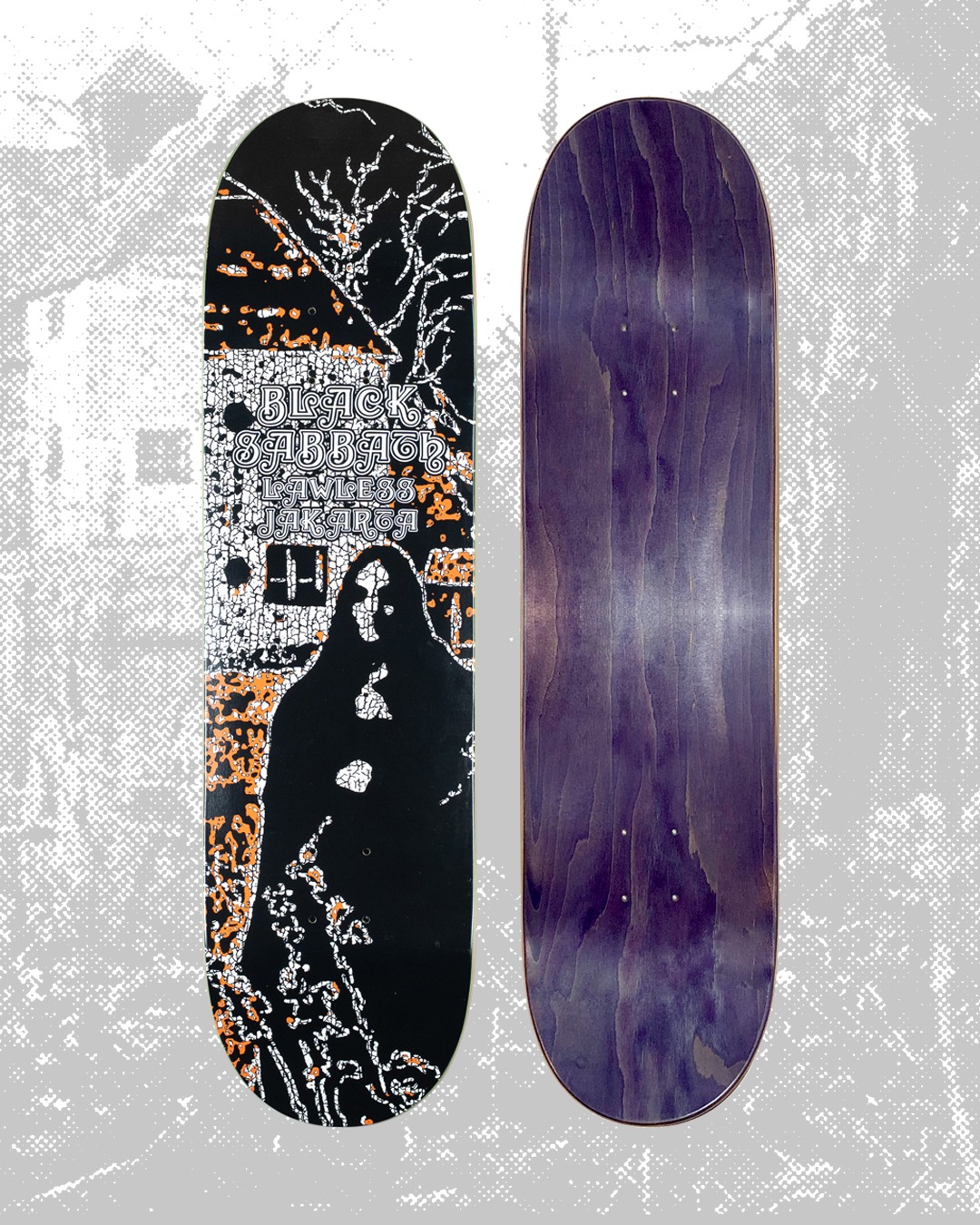 Black Sabbath x Lawless Jakarta - First Album Graphic - Skateboard Deck