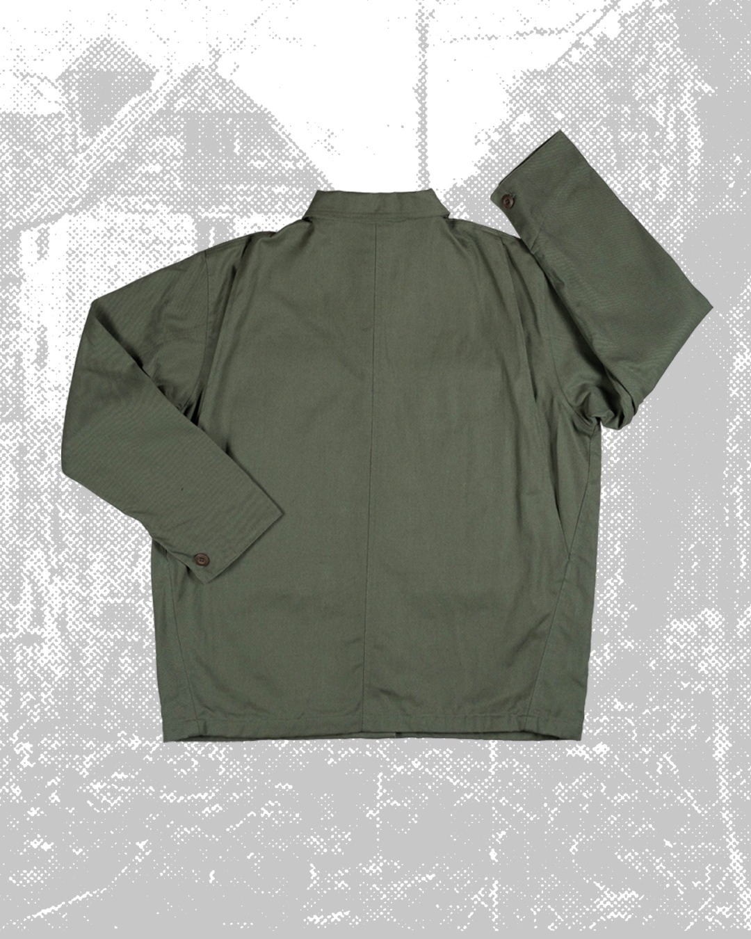 Black Sabbath X Lawless Jakarta - Never Say Die Logo Fielder Jacket - Uniform Green