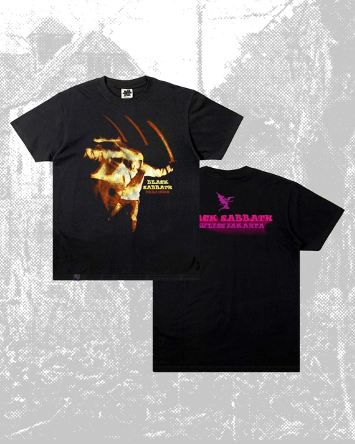 Image of Black Sabbath X Lawless Jakarta - Paranoid T-shirt - Black