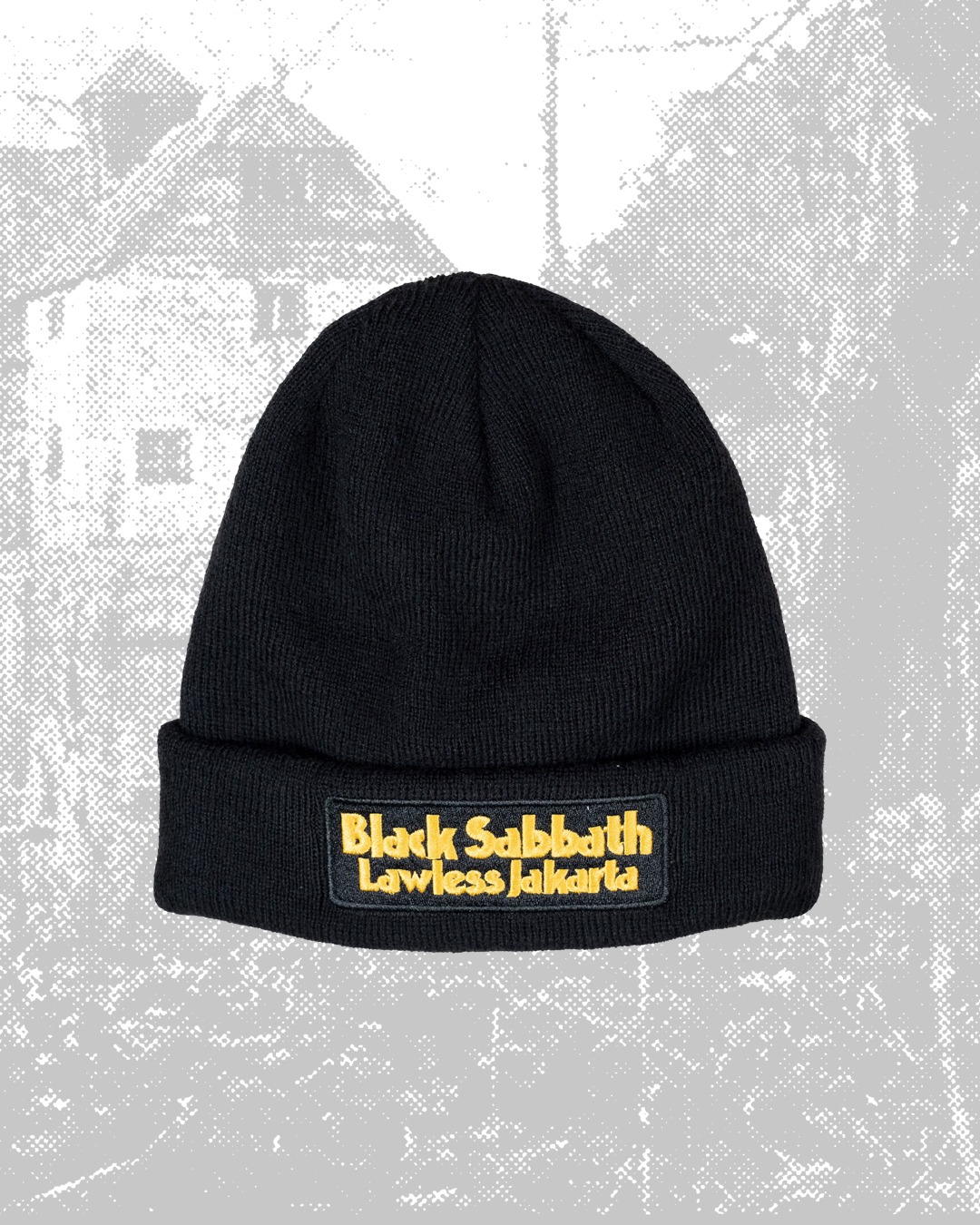 Black Sabbath X Lawless Jakarta - Vol.4 Logo Type Beanie - Black