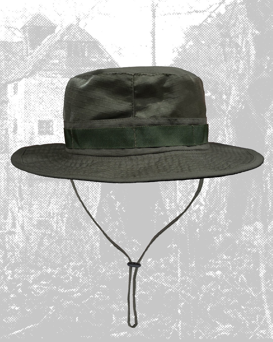 Black Sabbath X Lawless Jakarta - Vol.4 Logo Type Bush Hat - Army Green