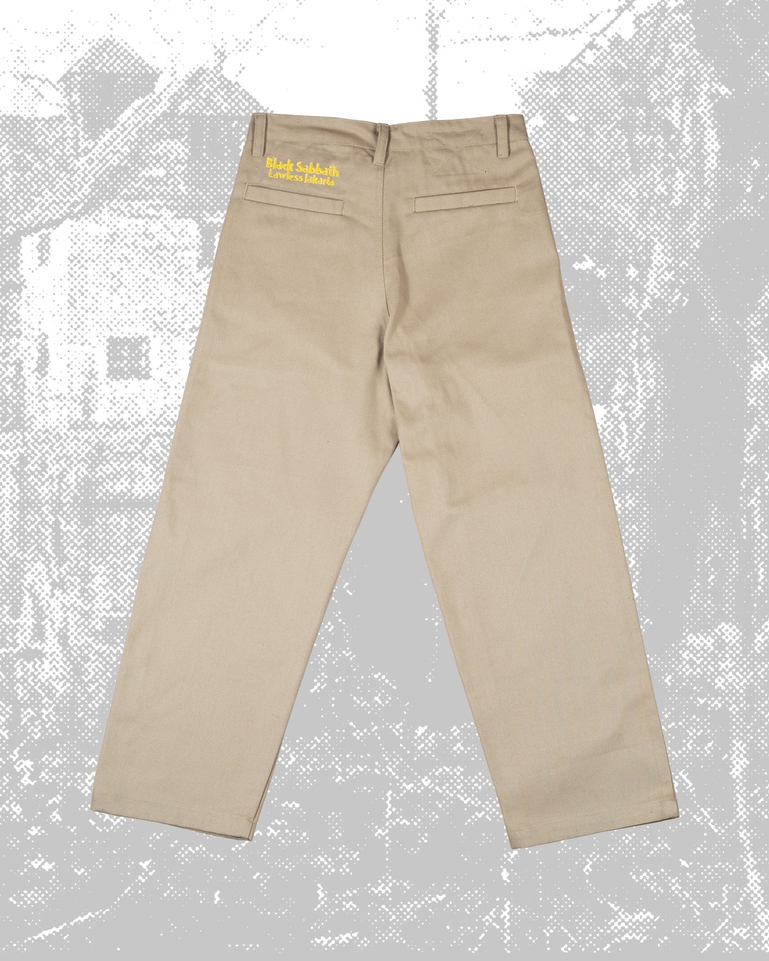 Black Sabbath X Lawless Jakarta - Vol. 4 Logo Type Chino Pants - Khaki