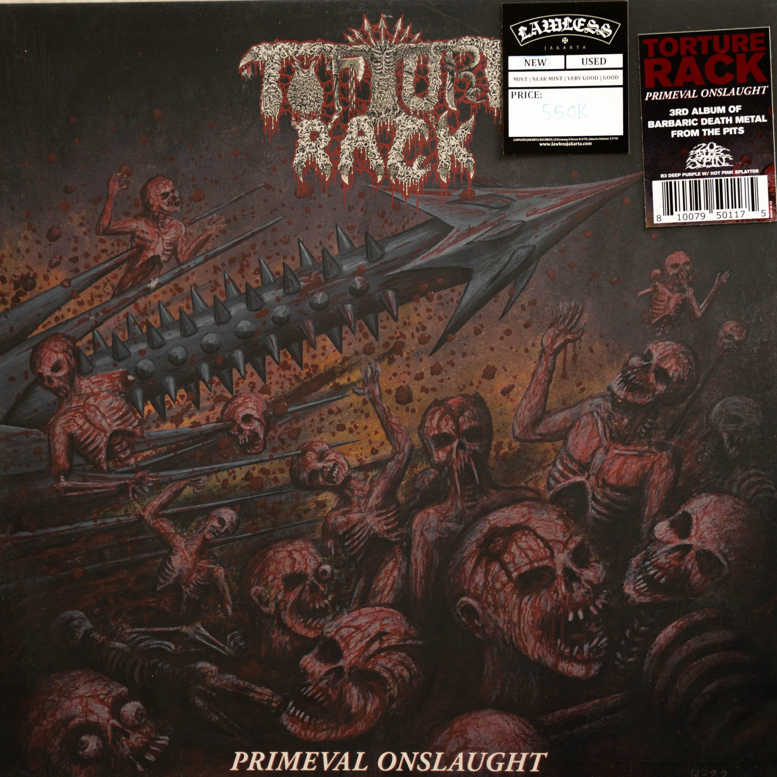 TORTURE RACK - Primeval Onslaught LP - Vinyl