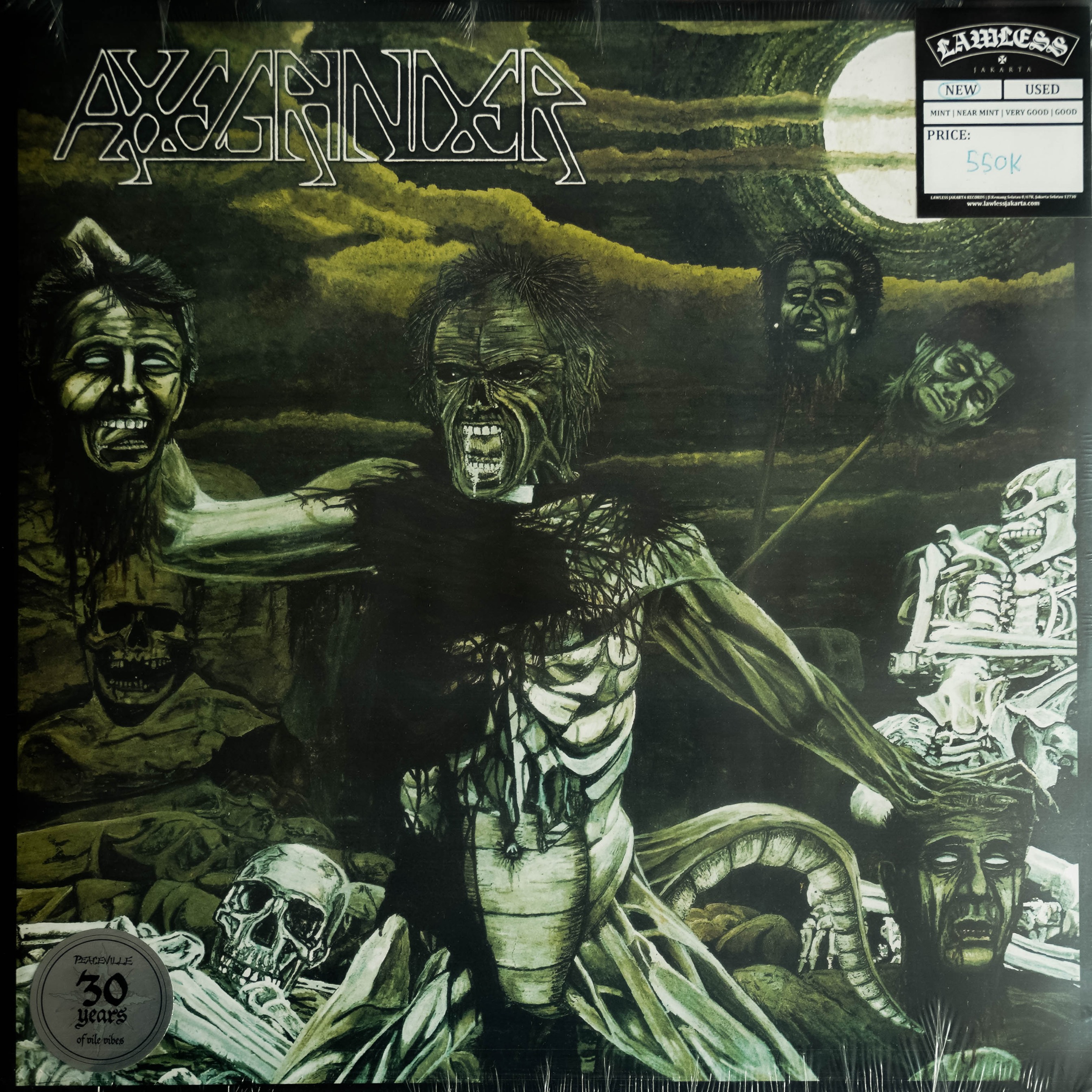 AXEGRINDER - Rise Of The Serpent Men LP - Vinyl