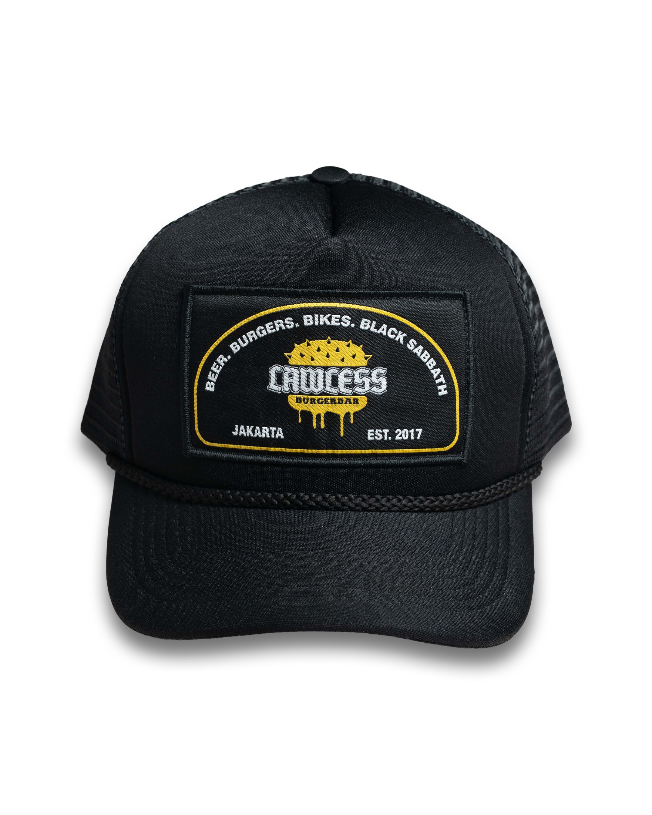Lawless Burgerbar - Crew Patch Trucker - Black