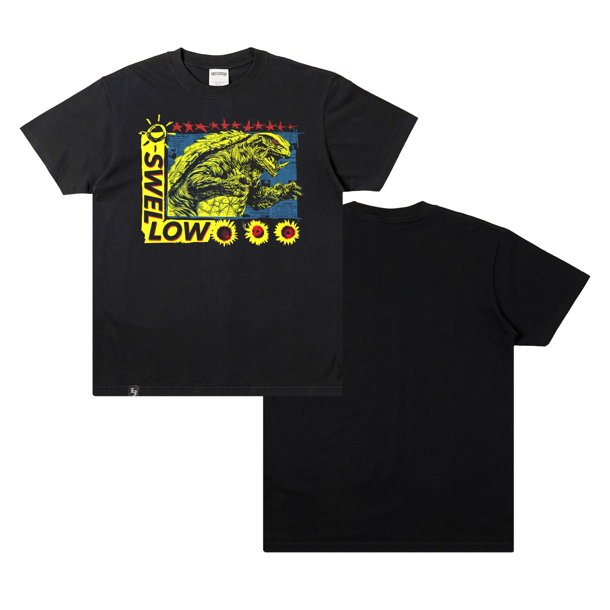 Lawless Jakarta Records - Swellow - Gamera T-shirt - Black