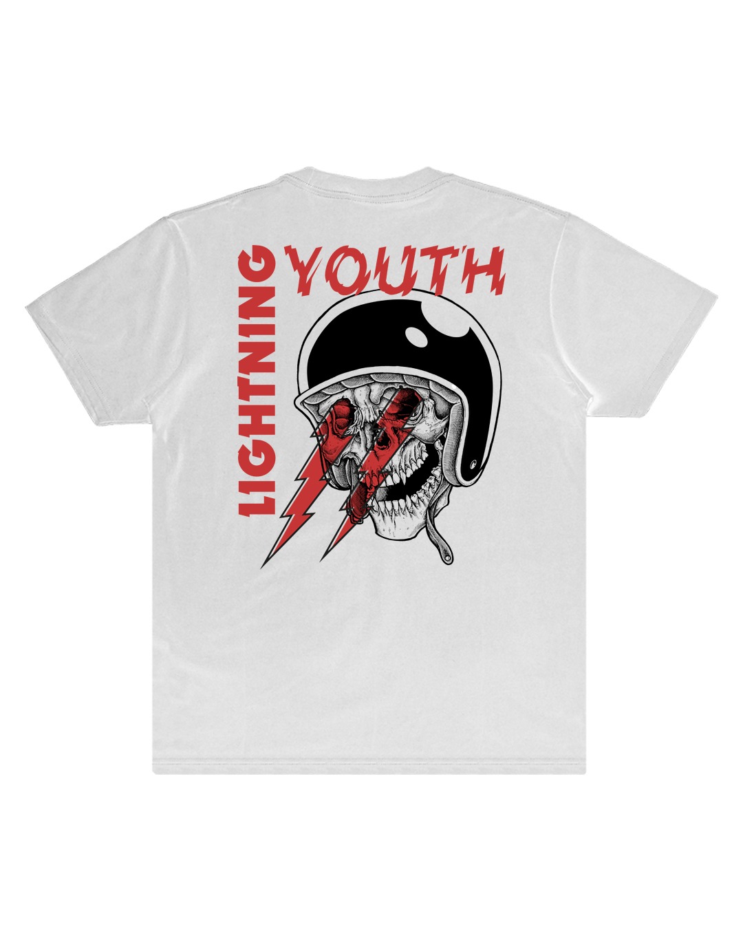 Lawless Jakarta - Lightning Youth Tshirt - White