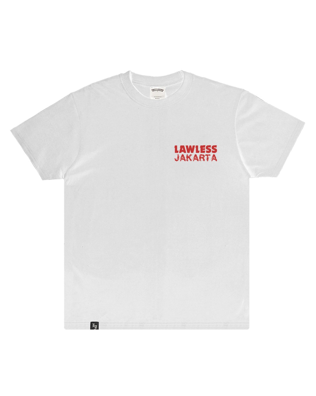 Lawless Jakarta - Lightning Youth Tshirt - White