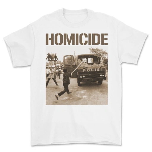HOMICIDE - Pathos - Bundling (Tshirt - White) & (Vinyl - White) 