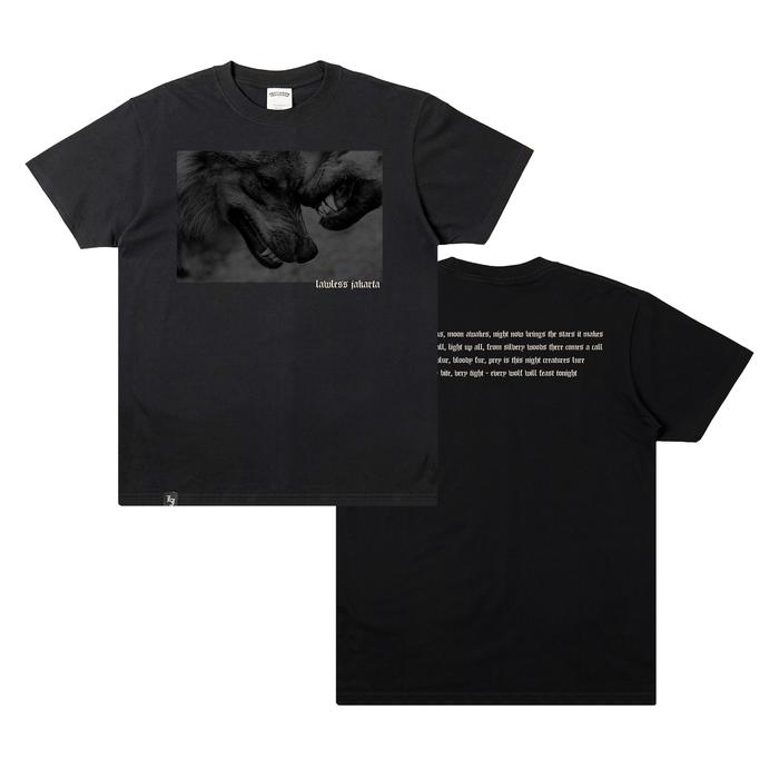 Lawless Jakarta - Wolves Fight Tshirt - Black