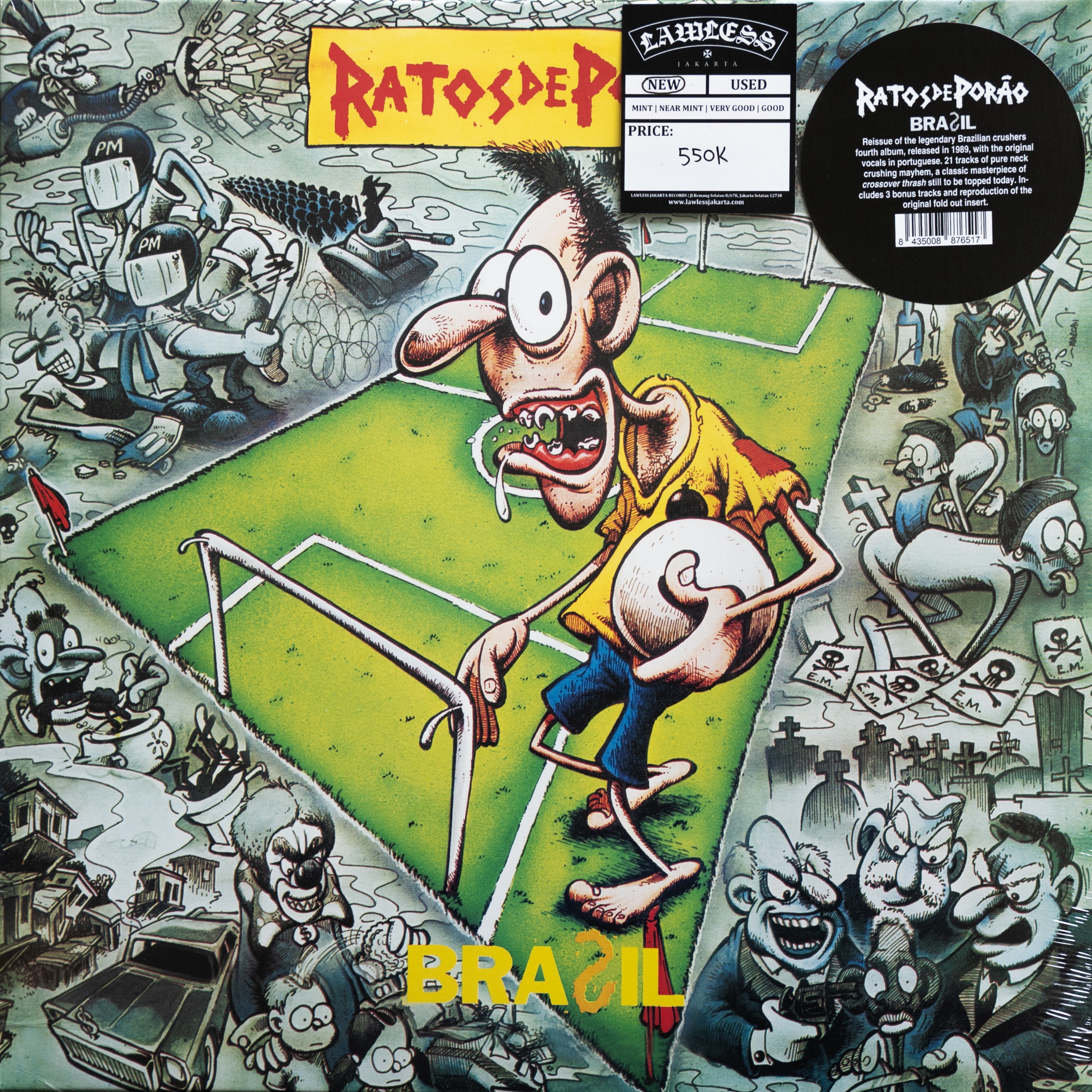 RATOSDEPORAO - Brazil LP - Vinyl