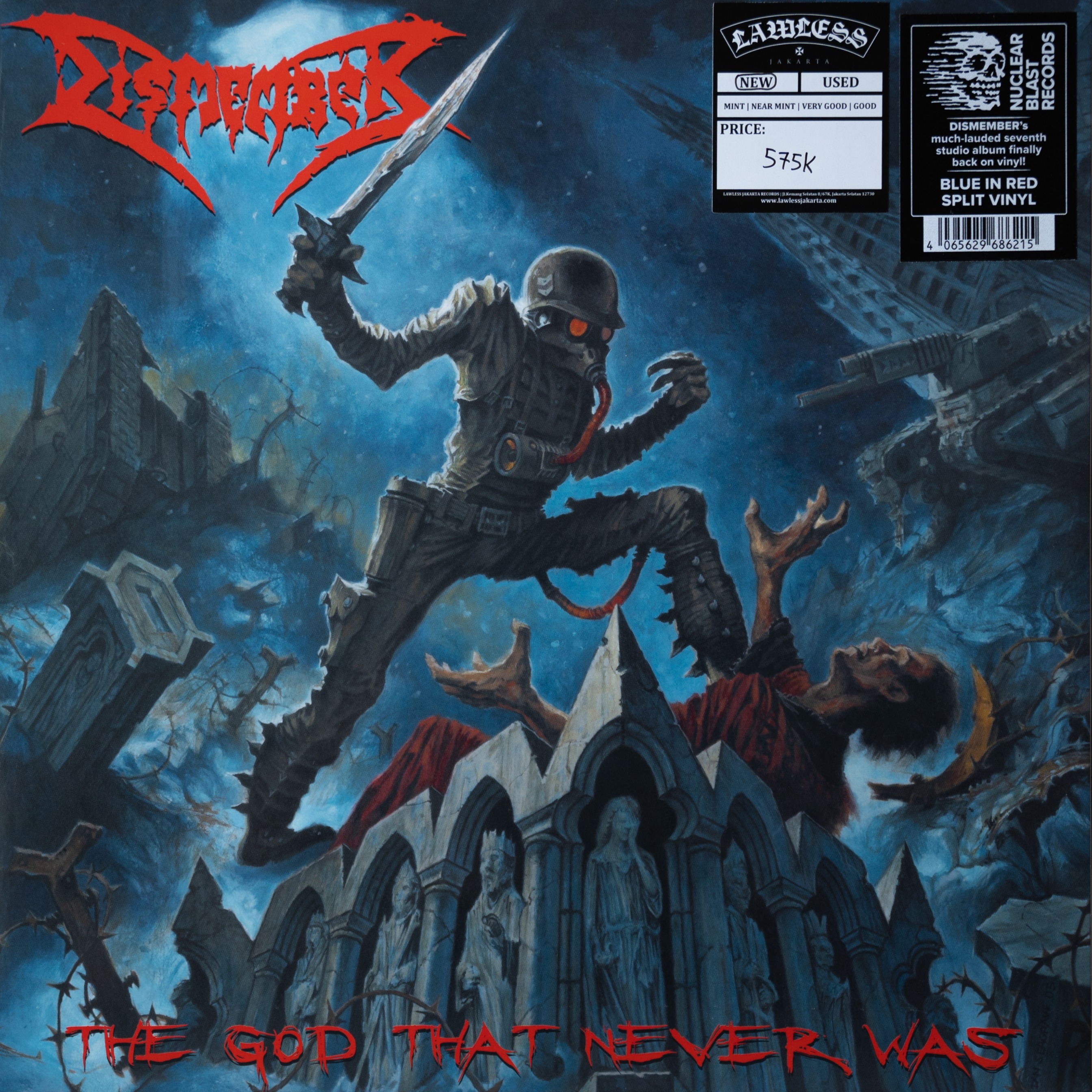 DISMEMBER - The God That Never Was LP - Vinyl