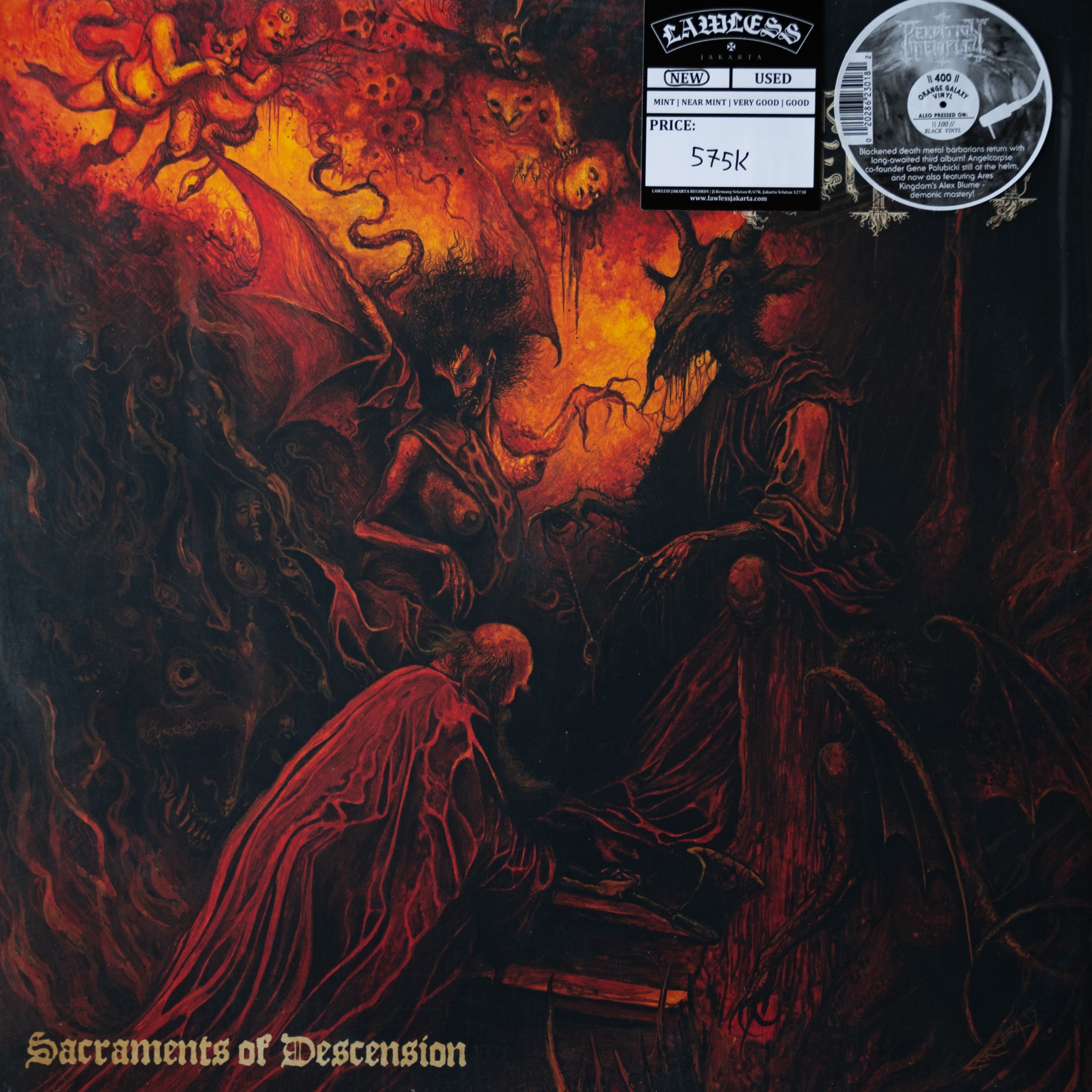 PREDITION TEMPLE - Sacraments Of Descension LP - Vinyl