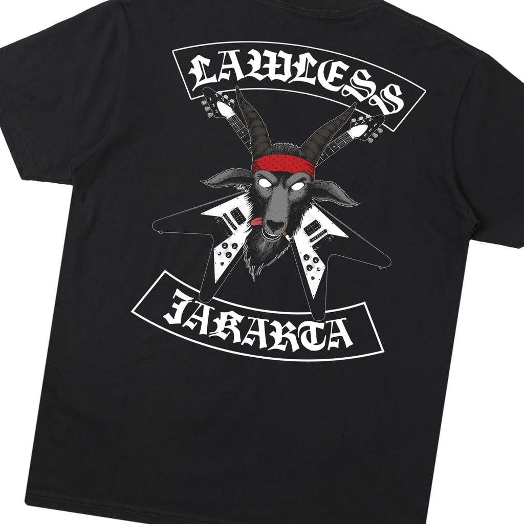Lawless Jakarta - Keep Music Evil Tshirt - Black