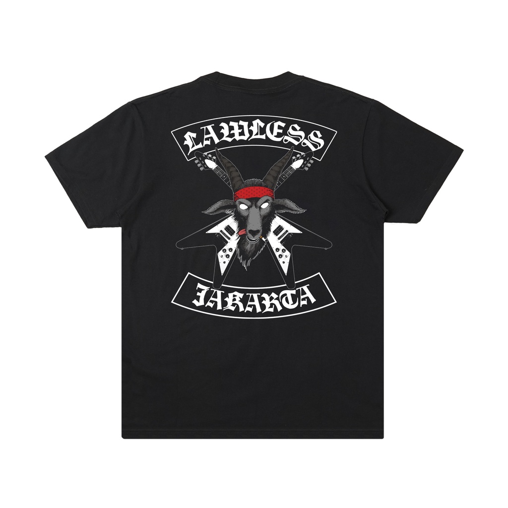 Lawless Jakarta - Keep Music Evil Tshirt - Black