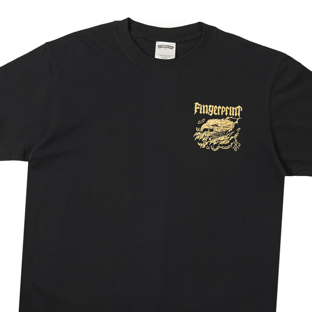 Lawless Jakarta Records - Fingerprint - Determinasi Tshirt - Black