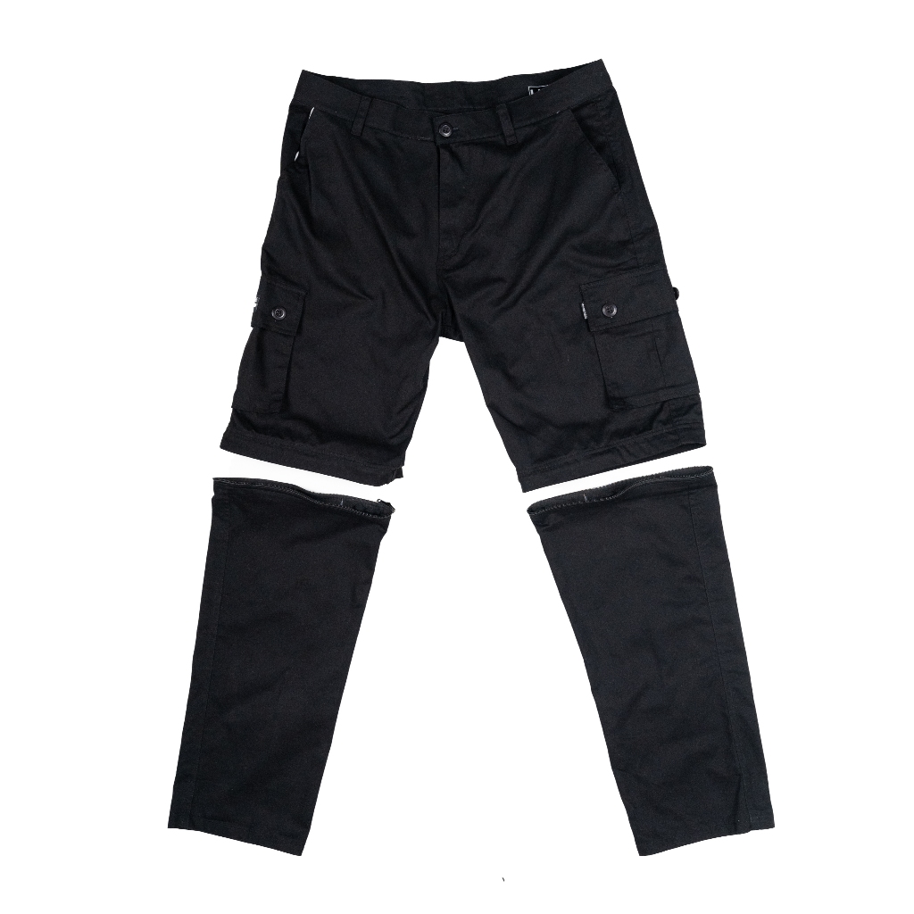 Lawless Jakarta - Loadout Convretible Cargo Pants - Black